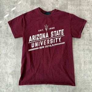 Arizona state university sun devils graphic tee collegiate acedemia shirt S